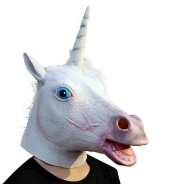 mascaras de latex de unicornio tienda online comprar