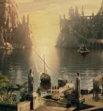 lotr el señor de los anillos puertos grises