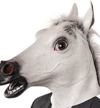 mascaras de latex caballo