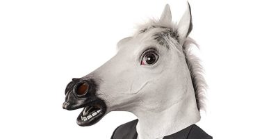 mascaras de latex caballo